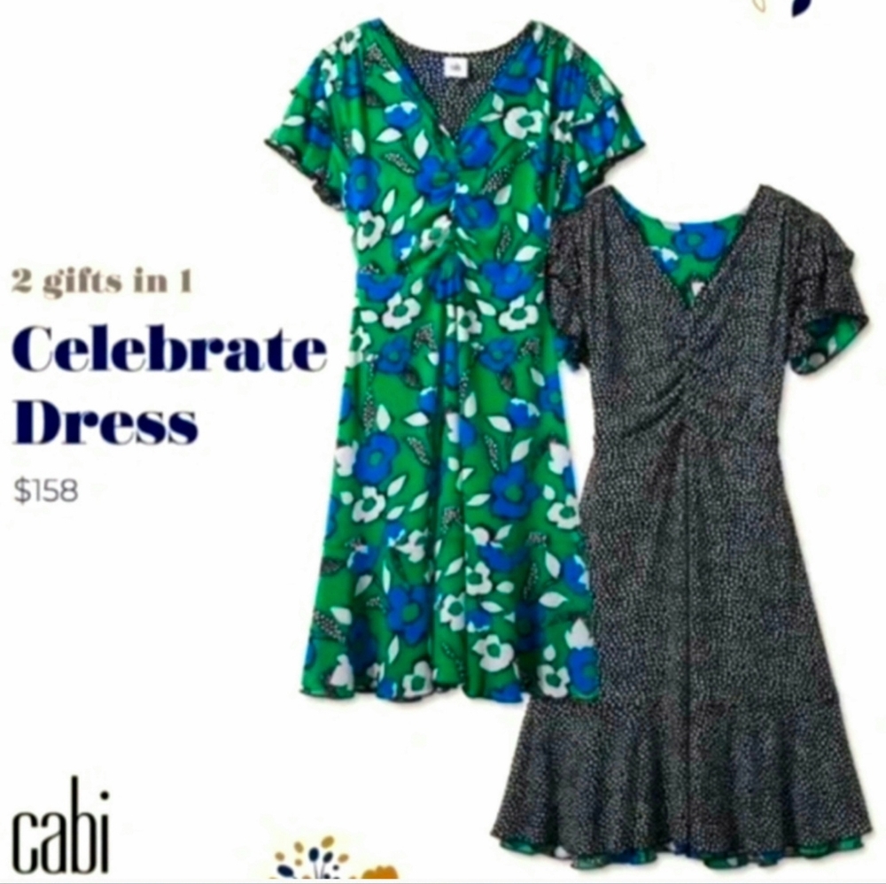 Cabi Celebrate Dress 2 in 1